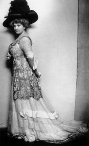 Alma Mahler, österreichische Gesellschaftsdame und Komponistin, ca. 1908