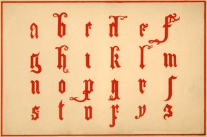 Alphabet, Buchstaben a-z, Kleinbuchstaben