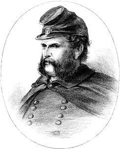 Ambrose Burnside, Unionsgeneral des amerikanischen Bürgerkriegs, um 1880 von Unbekannt