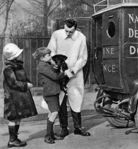 Ambulanz der National Canine Defence League, London, 1926-1927 von Unbekannt