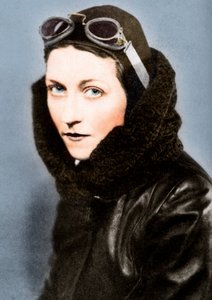 Amy Johnson, Pilotin, ca. 1930er Jahre von Unbekannt
