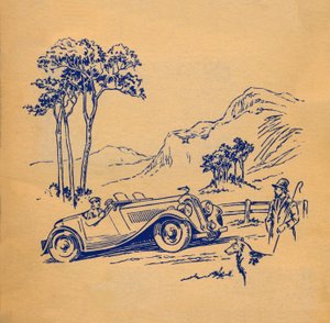 Ein Album von Autos, Vorderseite, ca. 1936