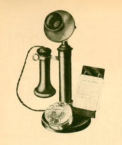 Ein automatischer Telefonempfänger, ca. 1930 von Unbekannt