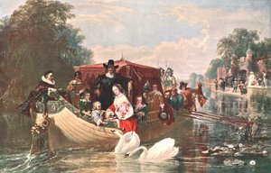 Eine Episode aus den glücklicheren Tagen von Karl I., 1853, um 1902