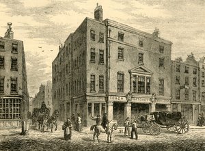Eine alte Kutschenmacherwerkstatt in Long Acre