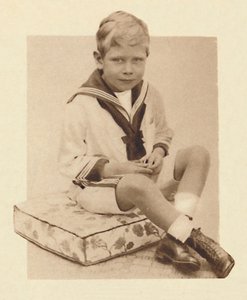 Ein Hinweis auf eine zukünftige Karriere: Prinz Albert im Matrosenanzug