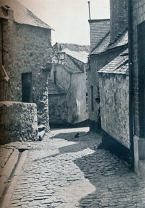 Ein alter Teil von St Ives, Cornwall, als Slum-Sanierungsgebiet ausgewiesen, 1935 von Unbekannt