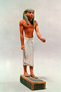 Antike ägyptische Figur eines Kaufmannsdignitärs von Unbekannt