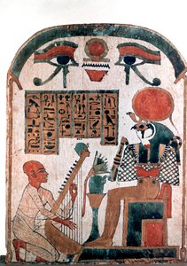Altägyptische Stele, 11.-10. Jahrhundert v. Chr. von Unbekannt