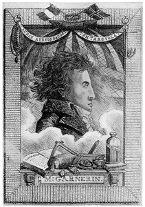 Andre Jacques Garnerin, französischer Aeronaut und erster Fallschirmspringer von Unbekannt
