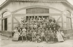 Arbeiter der Anheuser Busch Brauerei