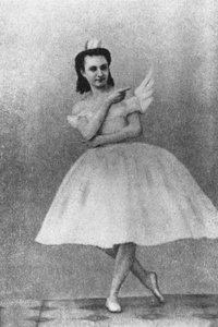 Anna Sobeshchanskaya als Odette im Ballett Schwanensee, Moskau, 1877