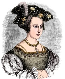 Anne Boleyn ca. 1504-1536, zweite Frau von Heinrich VIII. von England, ca. 1880 von Unbekannt