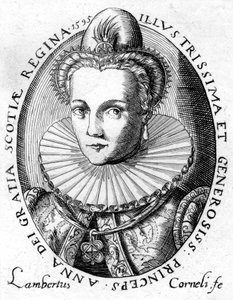Anne von Dänemark, Königin von König James I. von England und VI. von Schottland von Unbekannt