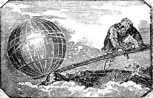 Archimedes ca. 287-212 v. Chr., antiker griechischer Mathematiker und Erfinder, 1824