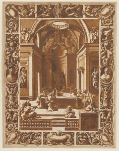 Architekturkonferenz, ca. 1622 von Unbekannt