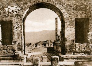 Arco di Nerone, Pompeji, Italien, um 1900