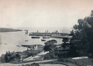 Ardglass - Gesamtansicht des Hafens, 1895