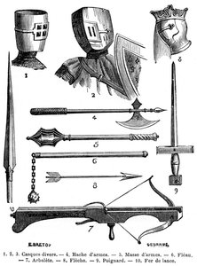 Rüstungen und Waffen des 13. Jahrhunderts 1882-1884 von Unbekannt