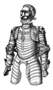 Rüstung mit Löwen verziert, angeblich von Ludwig XII.