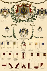 Wappen des Französischen Kaiserreichs und des kaiserlichen Adels von Unbekannt