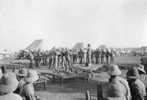 Armee-Bandprobe, Howshera, 1917