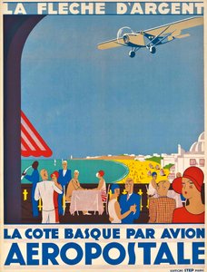 Aéropostale. Die Baskenküste, ca. 1928-1930