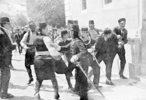 Verhaftung von Gavrilo Princip, Mörder von Erzherzog Franz Ferdinand von Unbekannt