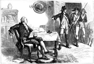 Verhaftung von William Franklin, New Jersey, 1776