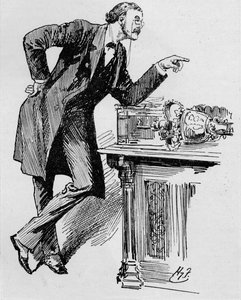 Arthur Balfour spricht im Unterhaus, 1890er 1906