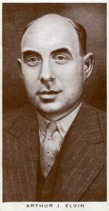 Arthur J. Elvin, britischer Boxpromoter, 1938