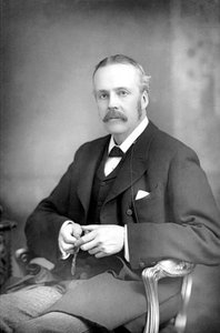 Arthur James Balfour 1848-1930, schottisch-britischer Staatsmann und Philosoph, ca. 1890