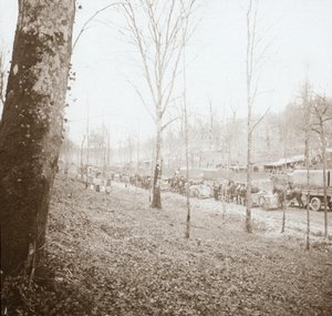 Artillerie, Somme, Nordfrankreich, um 1914-1918