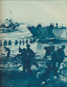 Als die Sonne am Invasionstag aufging: Mit Pickel und Schaufel wird der Weg freigemacht, 1943-44 von Unbekannt