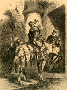 Ermordung von Edward dem Märtyrer, ca. 1890
