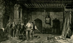 Ermordung von Heinrich, Herzog von Guise, Dezember 1588, 1890 von Unbekannt