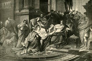 Ermordung von Julius Caesar, 1890