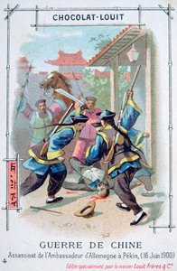 Ermordung des deutschen Botschafters in Peking, Boxeraufstand, China, 16. Juni 1900 von Unbekannt