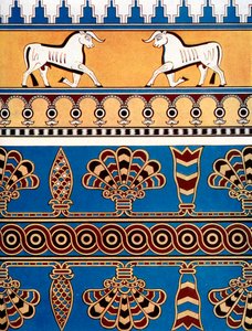 Assyrisches Ziegel- und Fliesendesign, 1933-1934