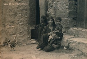 Zu Hause in Sakkara, Ägypten, 1936