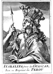 Atahualpa, gestorben 1553, letzter Inka-Kaiser von Peru, 1686 von Unbekannt