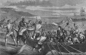 Angriff auf die Isle of Wight, Juli 1545, um 1880