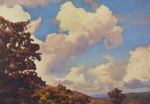Herbstliche Berglandschaft, n.d. von Unbekannt