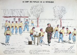 Im Lager der Zöglinge der Republik, 1871 von Unbekannt