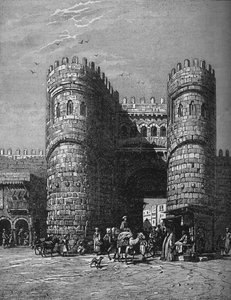 Bab-El-Footoh, eines der Tore von Kairo, 1878, ca. 1882 von Unbekannt