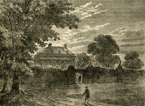 Balmes House im Jahr 1750, ca. 1876