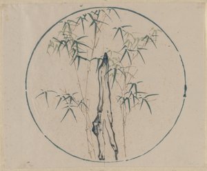 Bambus und Felsen, 1368-1644 von Unbekannt