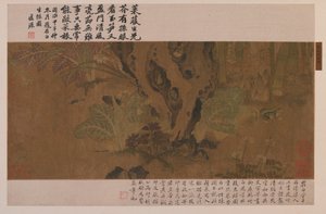 Bambus, Frosch und Insekten, Ming-Dynastie, 1368-1644