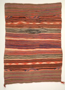 Gestreifte Decke diyugi, um 1880-1890