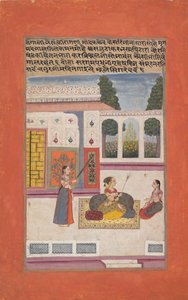 Bangali Ragini: Folio aus einer Ragamala-Serie